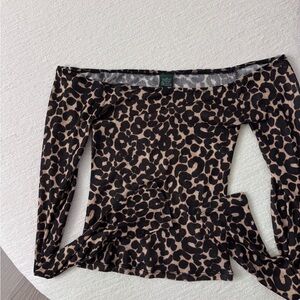Wild Fable Animal Print Top